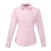 Women's poplin long sleeve blouse Pink