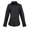 Women's supreme poplin long sleeve shirt Black