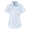 Women's supreme poplin short sleeve shirt Light Blue