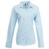 Women's signature Oxford long sleeve shirt Light Blue