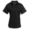 Women's signature Oxford short sleeve shirt Black