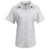 Women's signature Oxford short sleeve shirt Silver