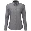 Women’s Chambray shirt, organic and Fairtrade certified Grey Denim