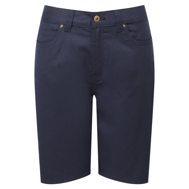 Women’s performance chino shorts Navy