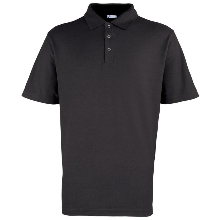 Stud polo Black