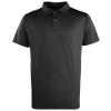 Coolchecker® studded polo Black