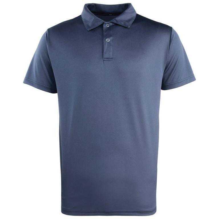 Coolchecker® studded polo Navy