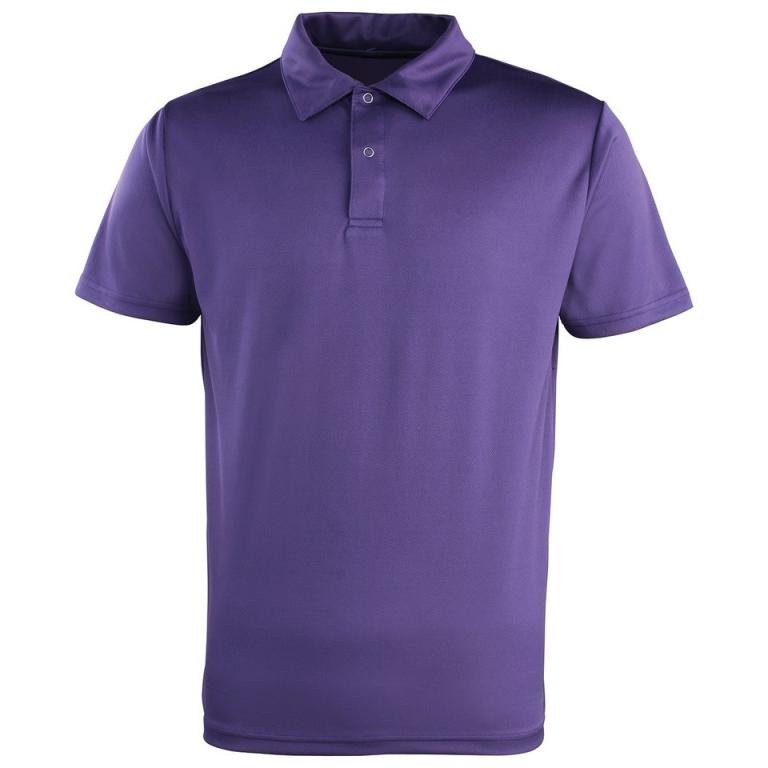 Coolchecker® studded polo Purple