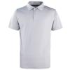 Coolchecker® studded polo Silver Grey