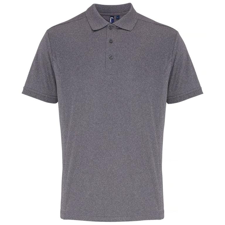 Coolchecker® piqué polo Grey Melange