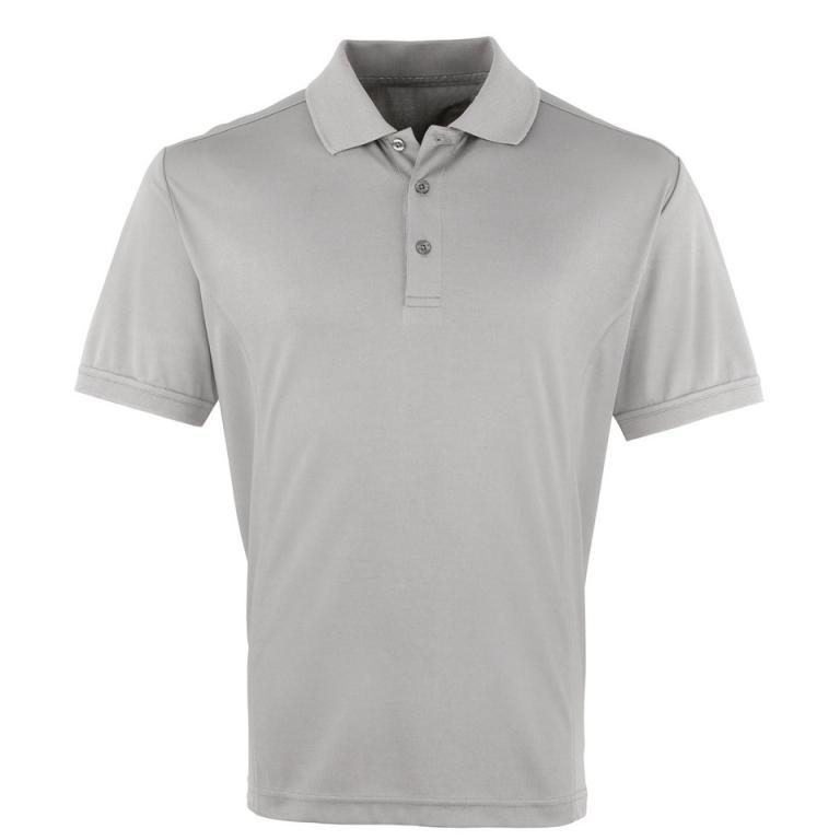 Coolchecker® piqué polo Silver