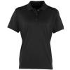 Women's Coolchecker® piqué polo Black