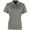 Women's Coolchecker® piqué polo Dark Grey