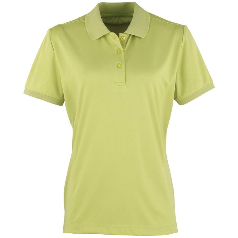 Women's Coolchecker® piqué polo Lime