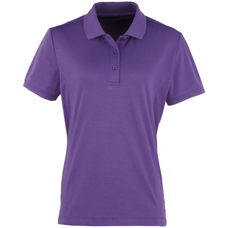 Women's Coolchecker® piqué polo Purple