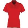 Women's Coolchecker® piqué polo Red