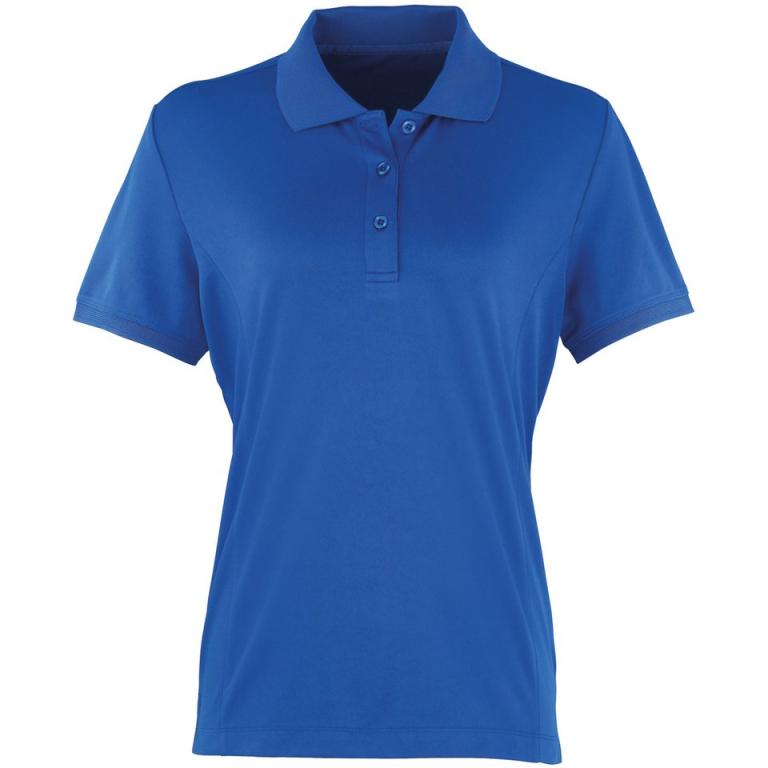 Women's Coolchecker® piqué polo Royal