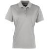 Women's Coolchecker® piqué polo Silver