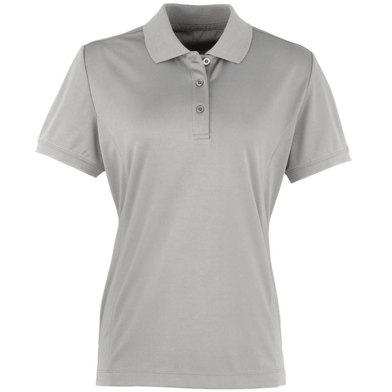 Women's Coolchecker® piqué polo Silver