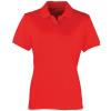 Women's Coolchecker® piqué polo Strawberry Red