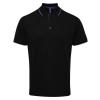 Contrast Coolchecker® polo Black/Purple