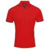 Contrast Coolchecker® polo Red/Black