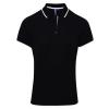 Women's contrast Coolchecker® polo Black/White