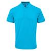 Coolchecker® plus piqué polo Turquoise