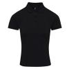 Women's Coolchecker® plus piqué polo Black