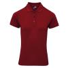 Women's Coolchecker® plus piqué polo Burgundy