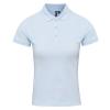 Women's Coolchecker® plus piqué polo Light Blue