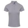 Women's Coolchecker® plus piqué polo Silver