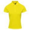 Women's Coolchecker® plus piqué polo Yellow