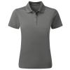 Women’s Spun Dyed Recycled Polo Shirt Dark Grey