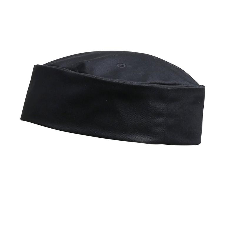 Turn-up chef's hat Black