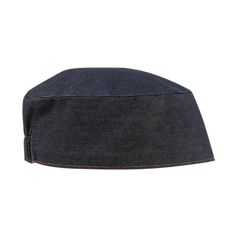 Chef's skull cap Indigo Denim