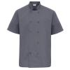 Short sleeve chef’s jacket Steel