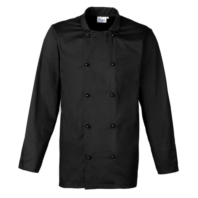 Cuisine long sleeve chef's jacket Black