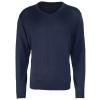 V-neck knitted sweater Navy