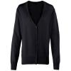 Women's button-through knitted cardigan Black