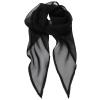 'Colours' Chiffon scarf Black