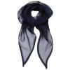 'Colours' Chiffon scarf Navy