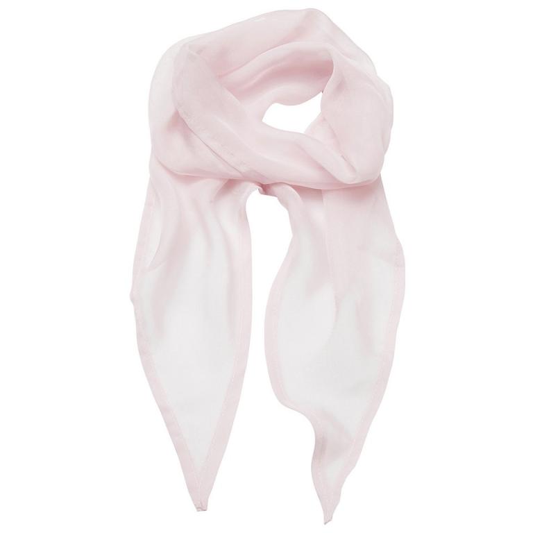 'Colours' Chiffon scarf Pink