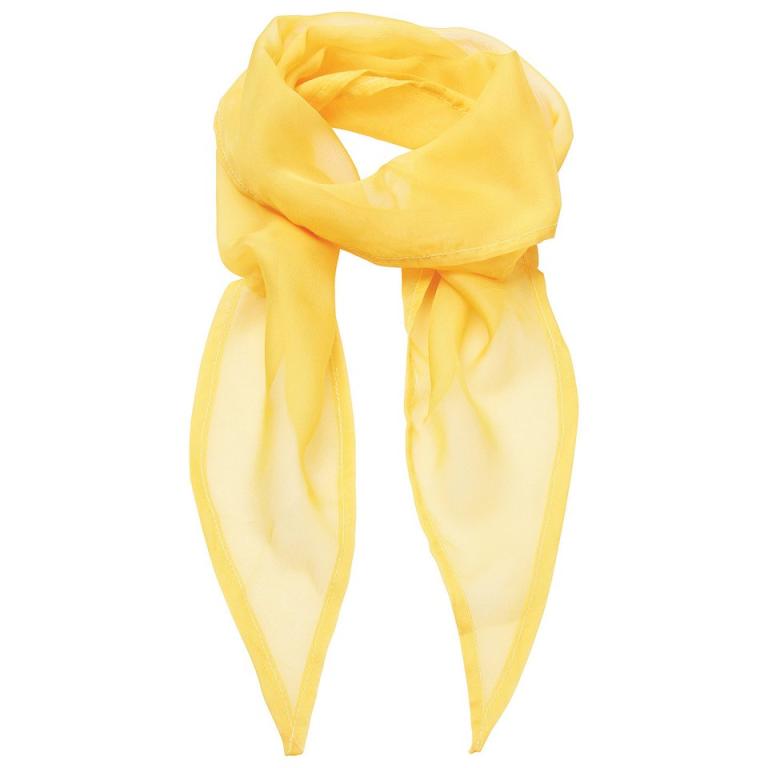 'Colours' Chiffon scarf Sunflower