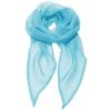 'Colours' Chiffon scarf Turquoise