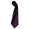 'Colours' satin tie Aubergine