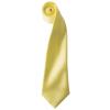 'Colours' satin tie Lemon