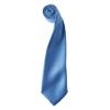 'Colours' satin tie Mid Blue