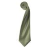 'Colours' satin tie Olive