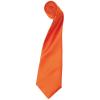 'Colours' satin tie Terracotta